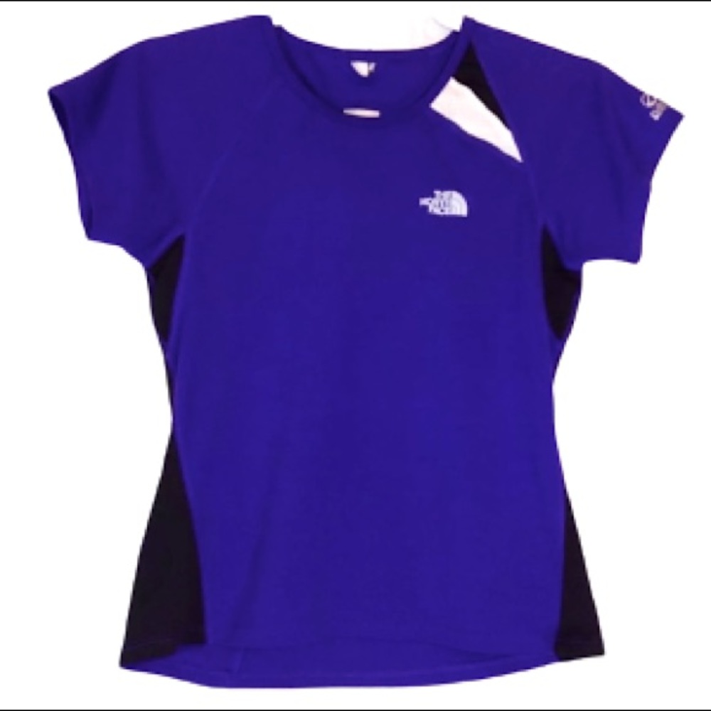 NWT The North Face Purple Short Sleeve Shirt XS